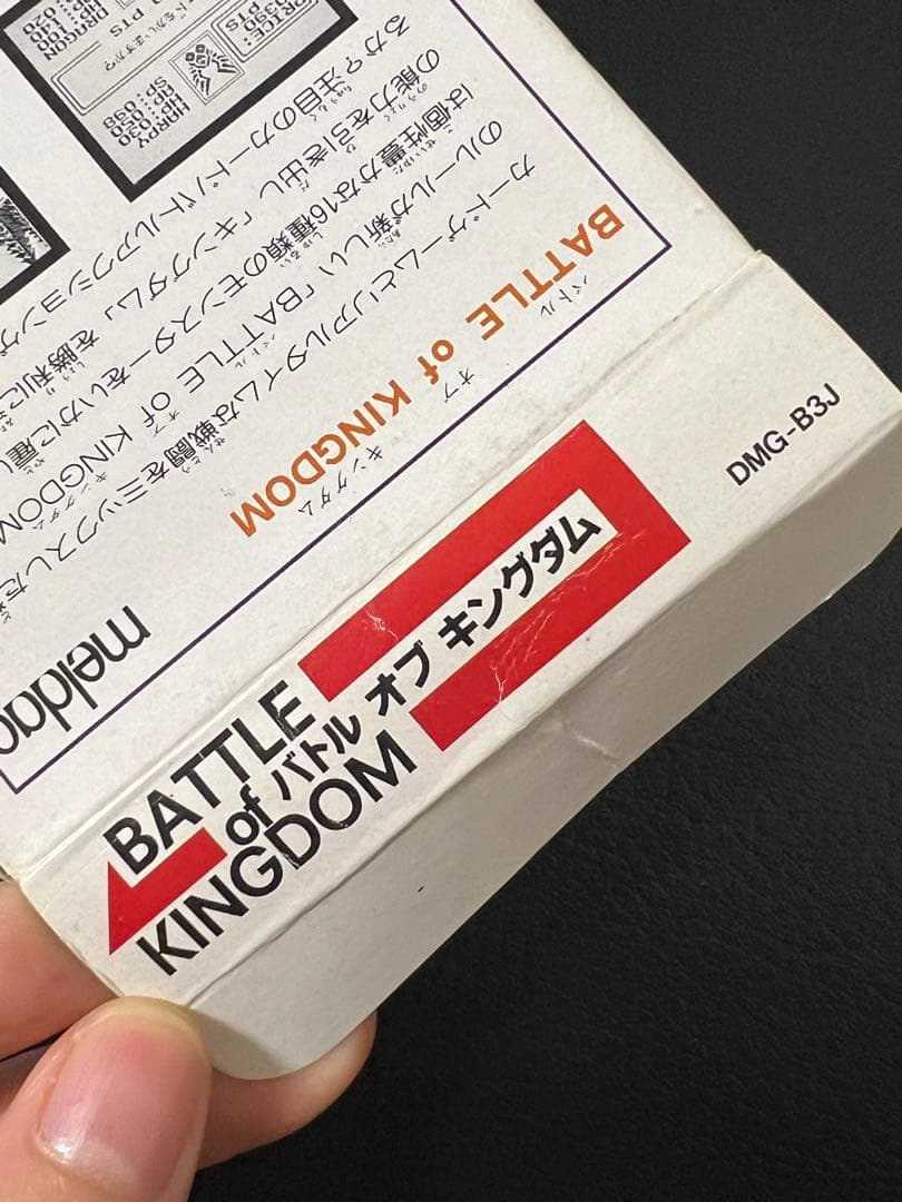 希少　バトルオブキングダム　箱あり　ゲームボーイ
