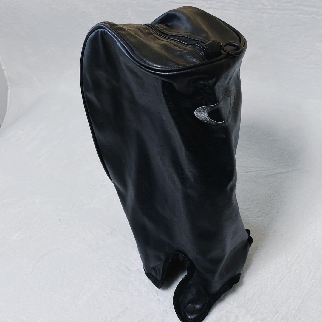 OAKLEY オークリー　スタンド付キャディバッグ　スカル　ブラック　黒　レザー