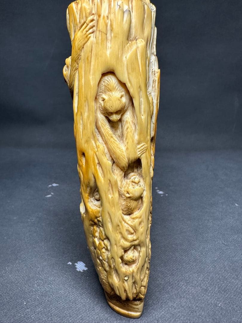 江戸時代　時代　鯨歯風　天然素材　喫煙具　煙管 パイプ　骨董アンティーク