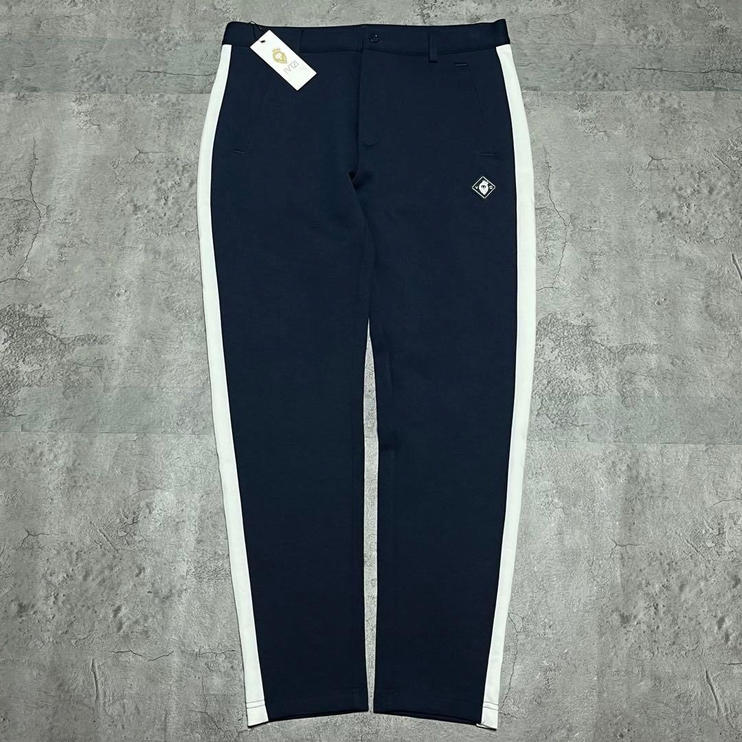 V12 ヴィトゥエルヴ　新品未使用　ネイビー　ダンボールニットセットアップ　L.