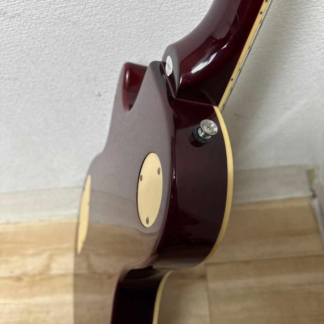 Maison メイソンレスポ―ルタイプ　エレキギター赤美品 ギターケース付き