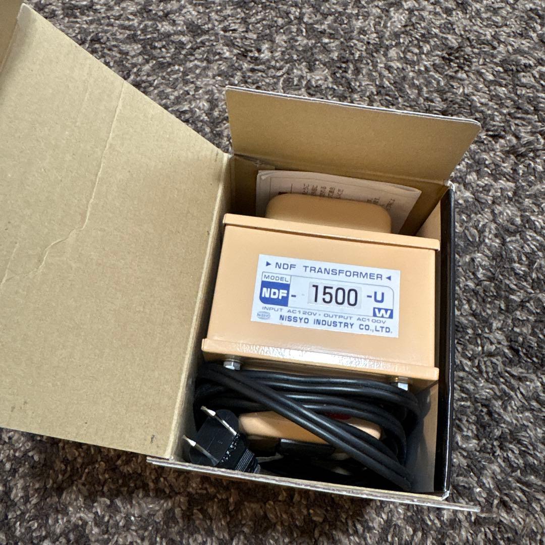 日章 変圧器3台セット・NDF-1500U 1500W他