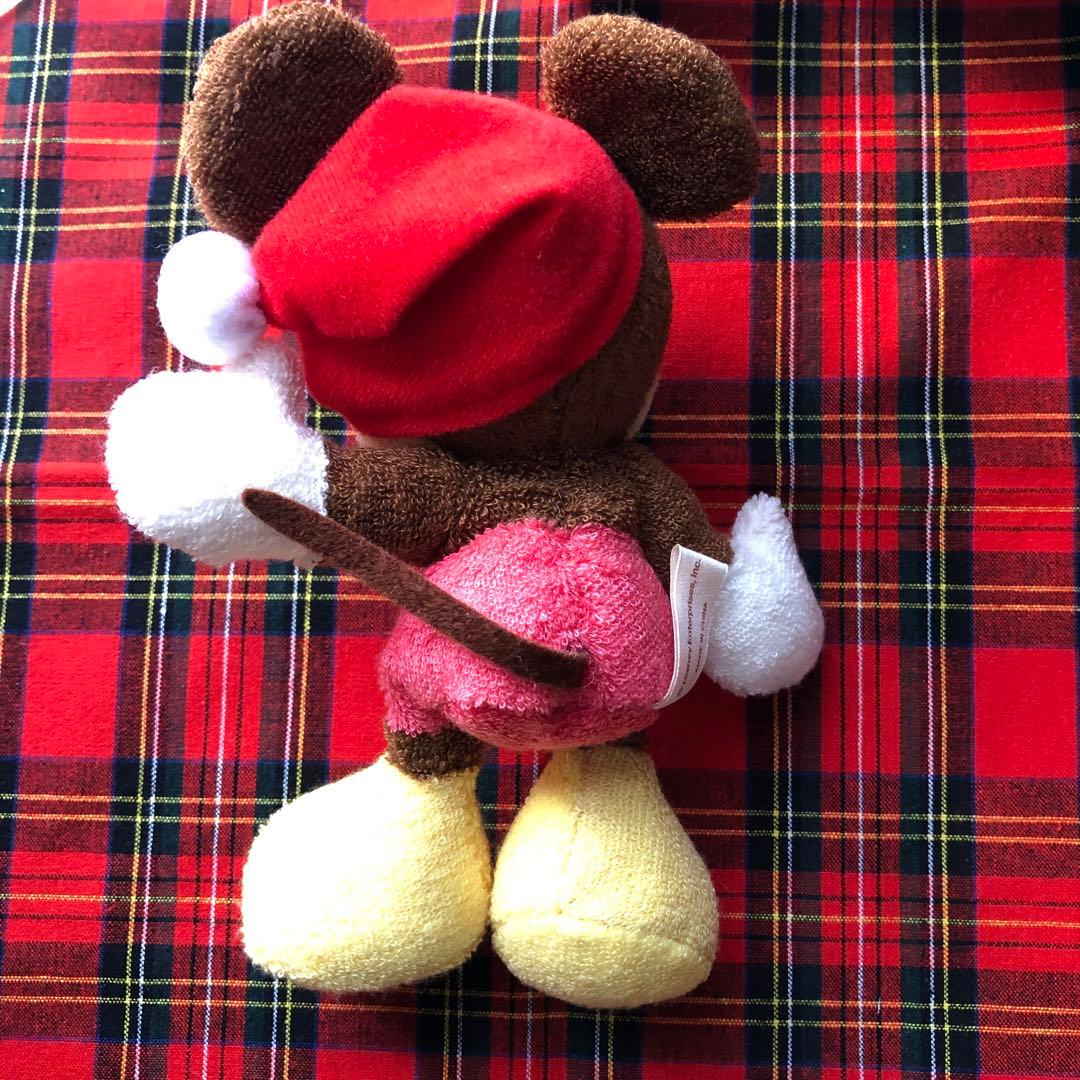 レトロ☆サンアンドスター☆MINIミニミッキーマウス☆サンタ☆ぬいぐるみ☆