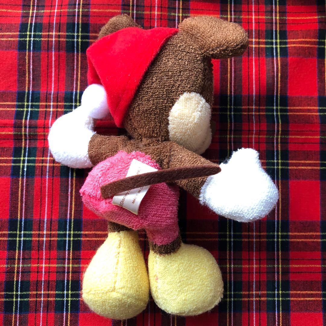 レトロ☆サンアンドスター☆MINIミニミッキーマウス☆サンタ☆ぬいぐるみ☆