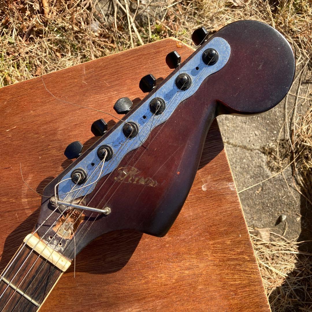値下げしました。kawai エレキギター　レトロ　ジャンク　追記あります。
