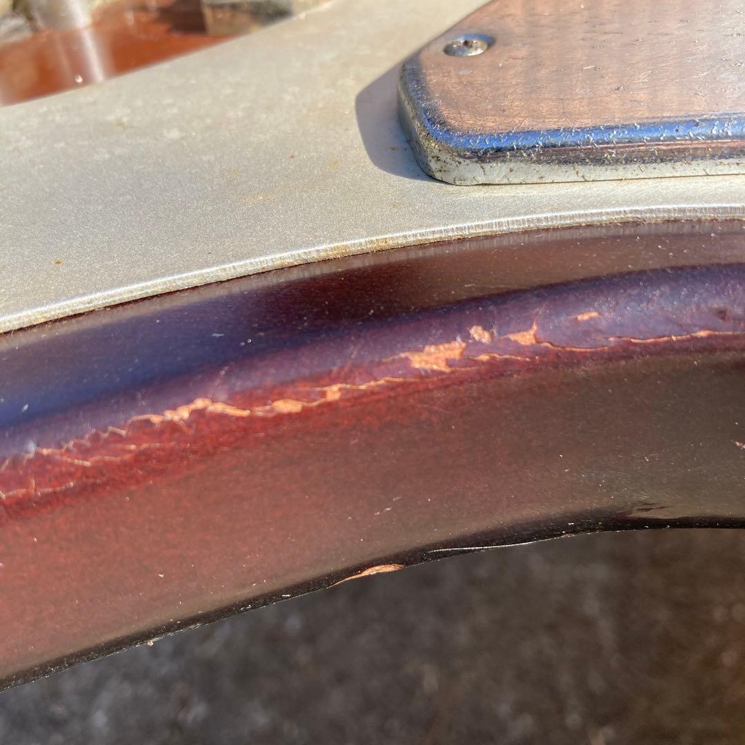 値下げしました。kawai エレキギター　レトロ　ジャンク　追記あります。