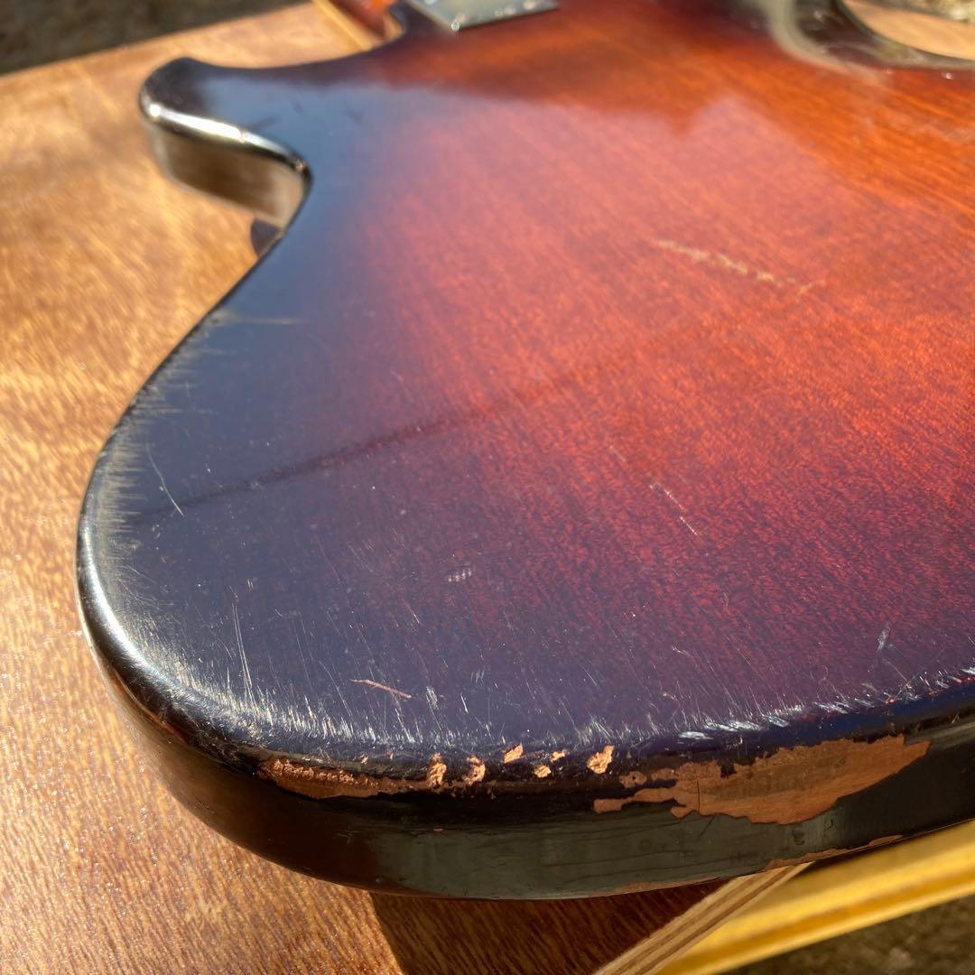 値下げしました。kawai エレキギター　レトロ　ジャンク　追記あります。