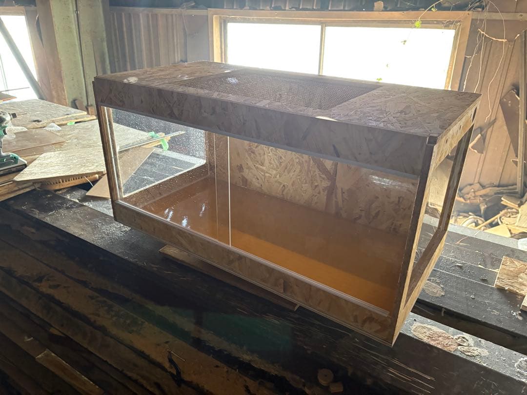 爬虫類ケージ　80×40×40 サイドアクリル仕様 飼育ケージ　ペット