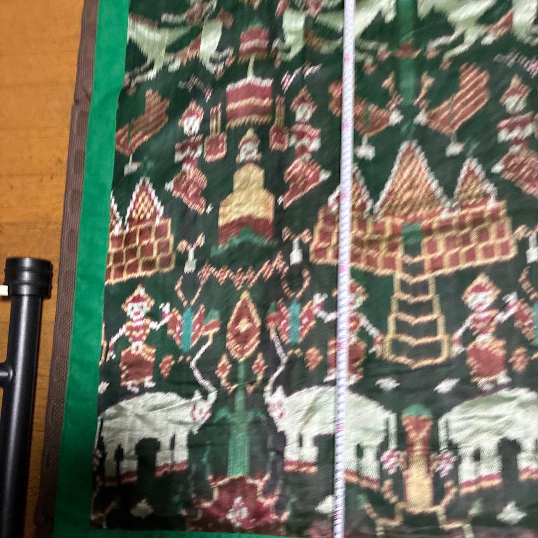 インドネシア領のイカット、織物タペストリー、装飾壁掛け大型約130x98