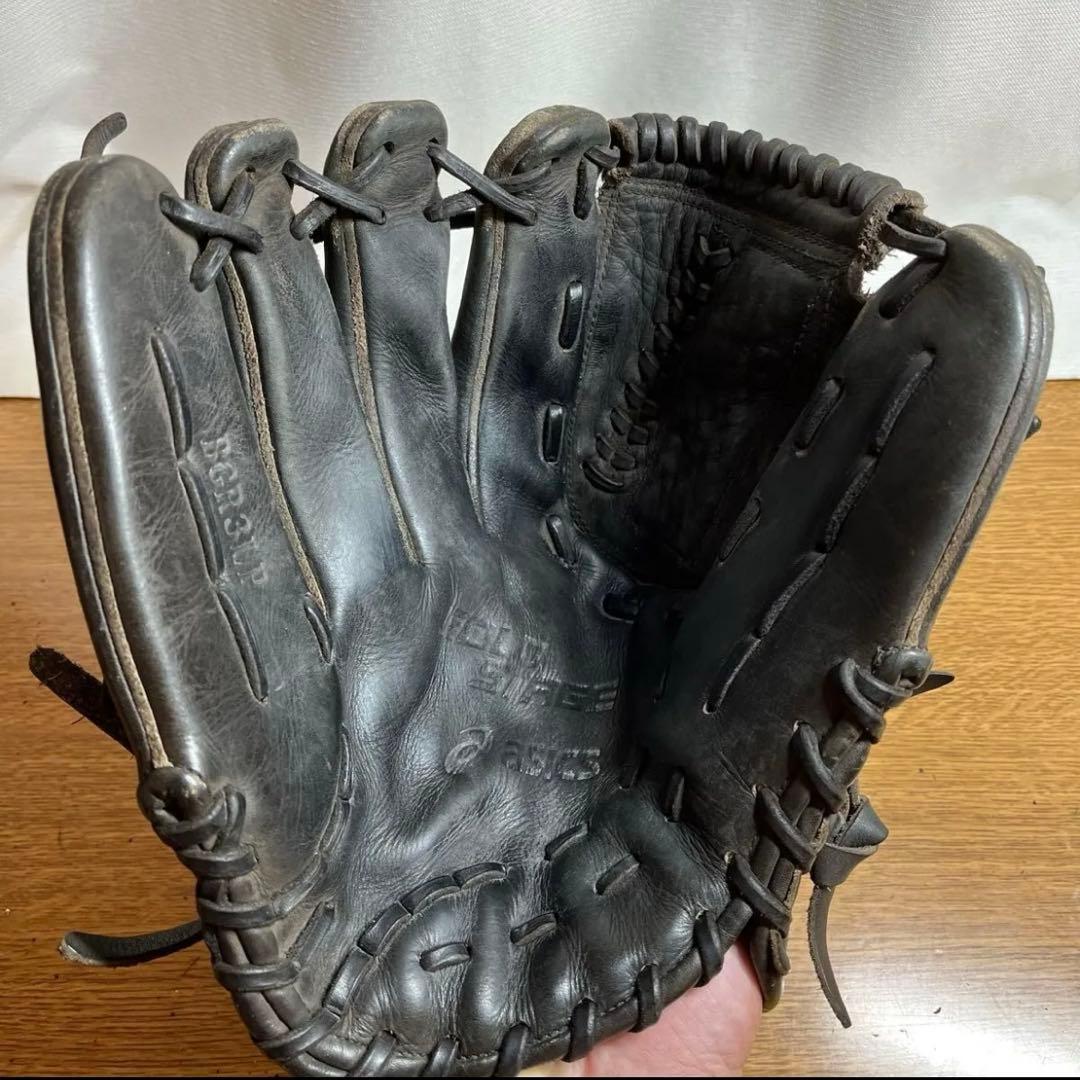 アシックス ゴールドステージ 一般軟式 グローブ グラブ 左投げ 投手用 良品