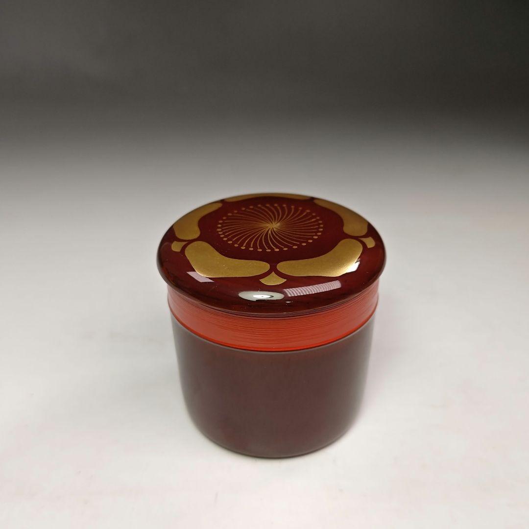 イ352 棗『塗師　辻石斎』『溢梅蒔絵　茶器』『表千家久田宗也（尋牛斎）極箱』