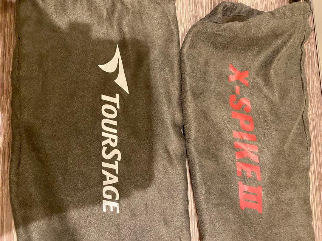 ゴルフシューズ　スパイク　ツアーステージ　x-spike Ⅲ 25.0 黒