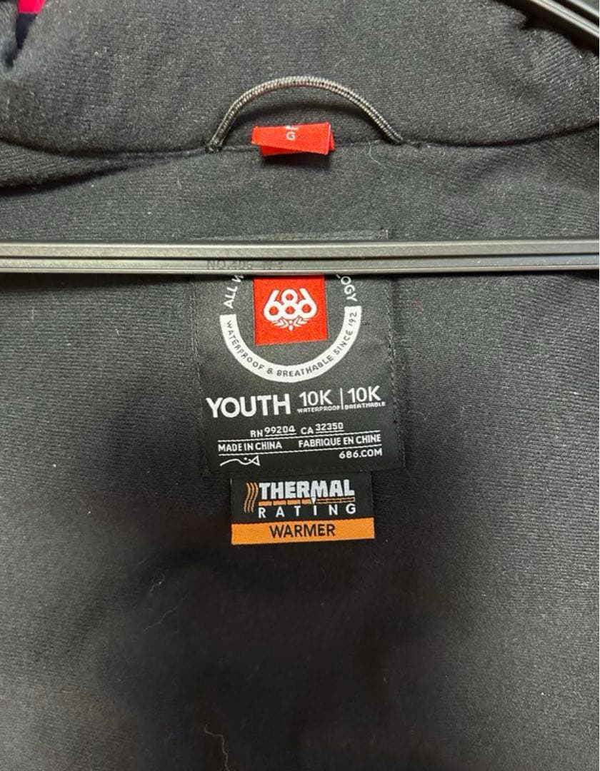 686ウェア youth Ｌサイズ