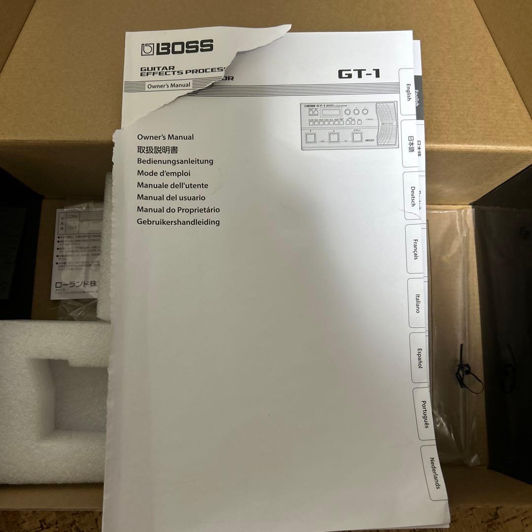 ギター Boss GT-1 + PSA Adapter