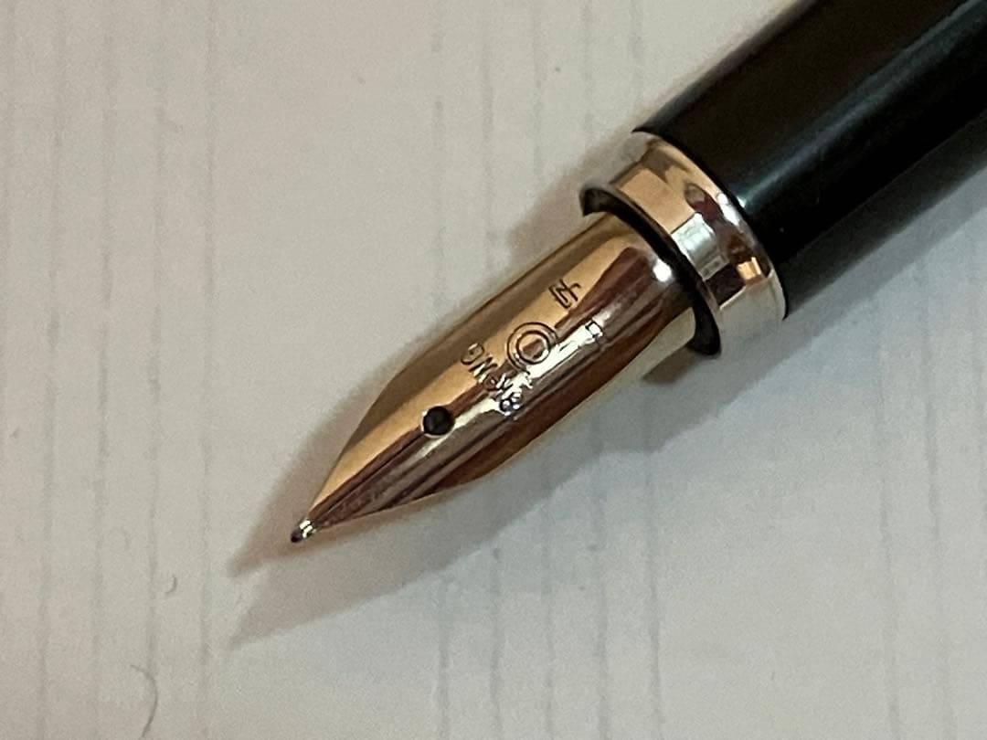 【美品】PLATINUM リビエール 18K-WG スターリングシルバー 万年筆