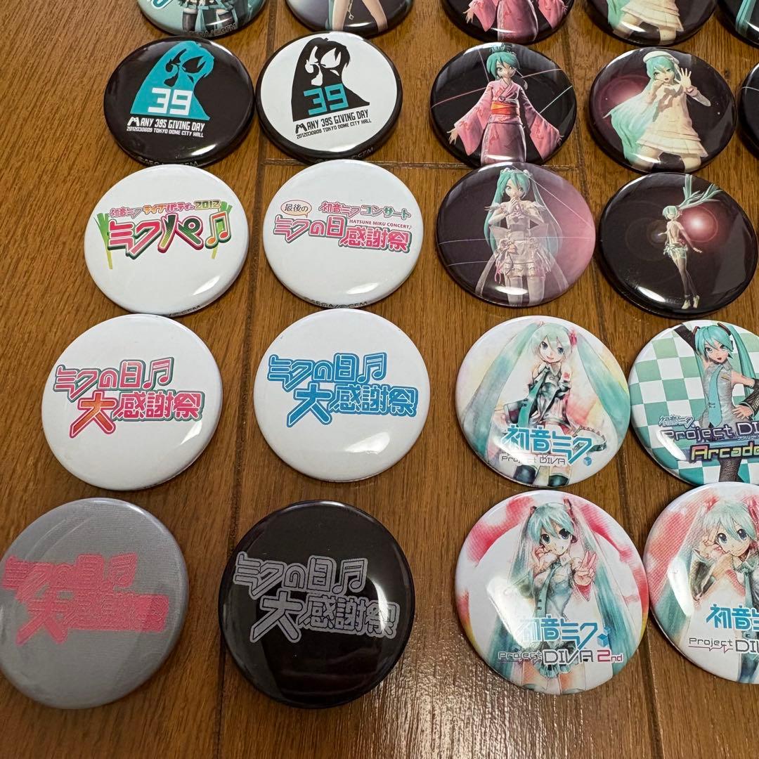 初音ミク ミクの日大感謝祭 ミクパ 2012 缶バッジ コンプリートセット