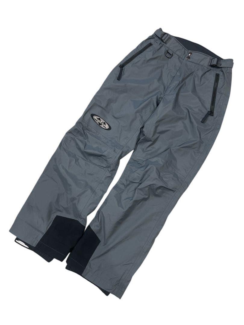 ☆90's モンベル ゴアテックス スノーパンツ☆M ゆったりめ