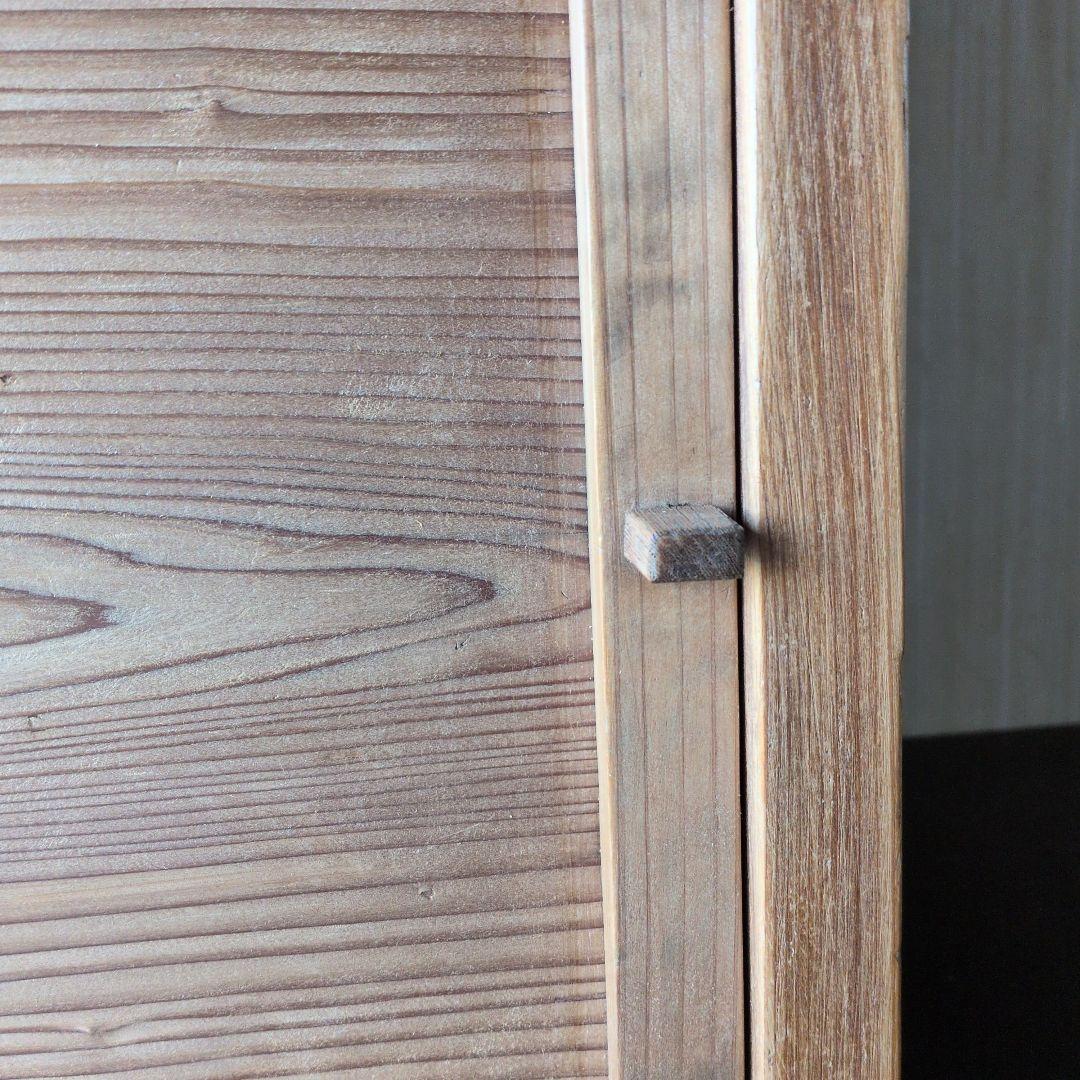 アンティーク大正時代木製茶箪笥 引き出し付き コンパクト