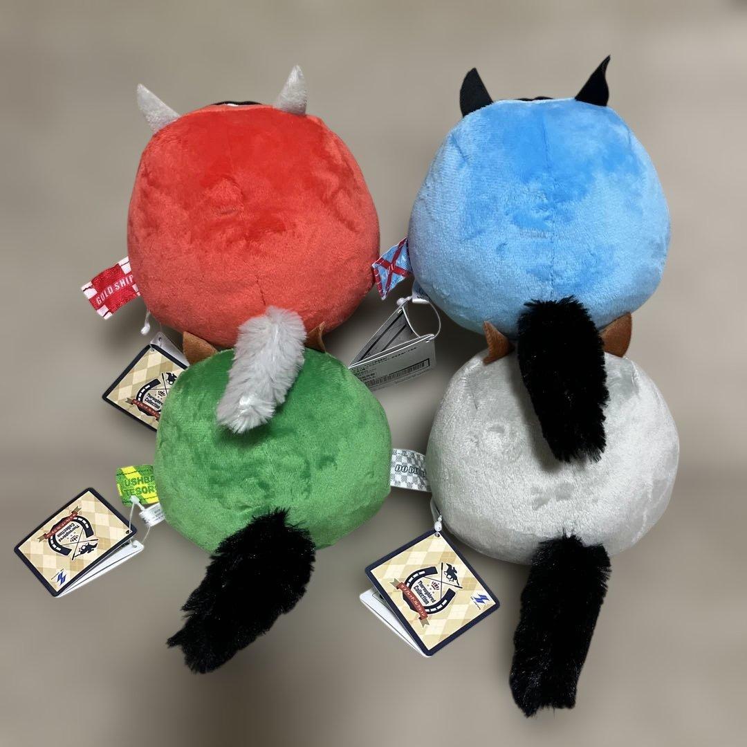 サラブレッドコレクション　だるまぬいぐるみ全4種セット