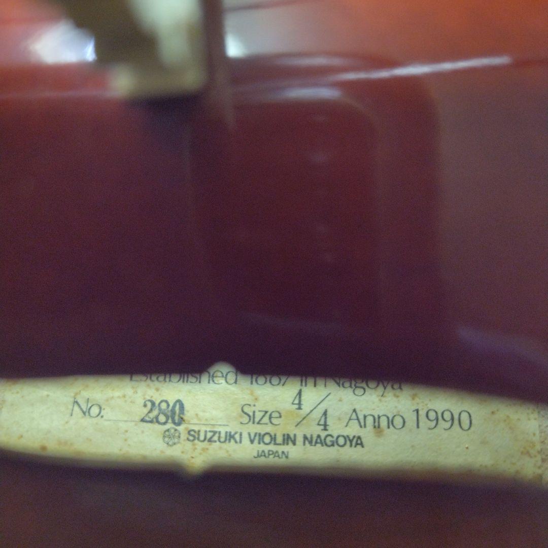 ♥即、使用可♥大特価♥スズキバイオリン4/4NO.280♥弓ケース松脂肩当て付き