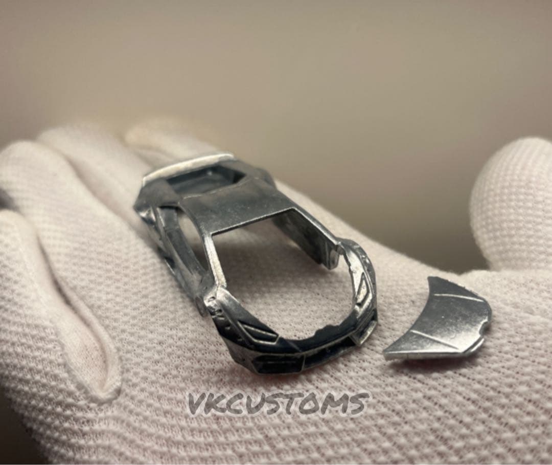 1/64 ホットウィールLBランボルギーニ 改造ミニカーカスタム開閉可能イ