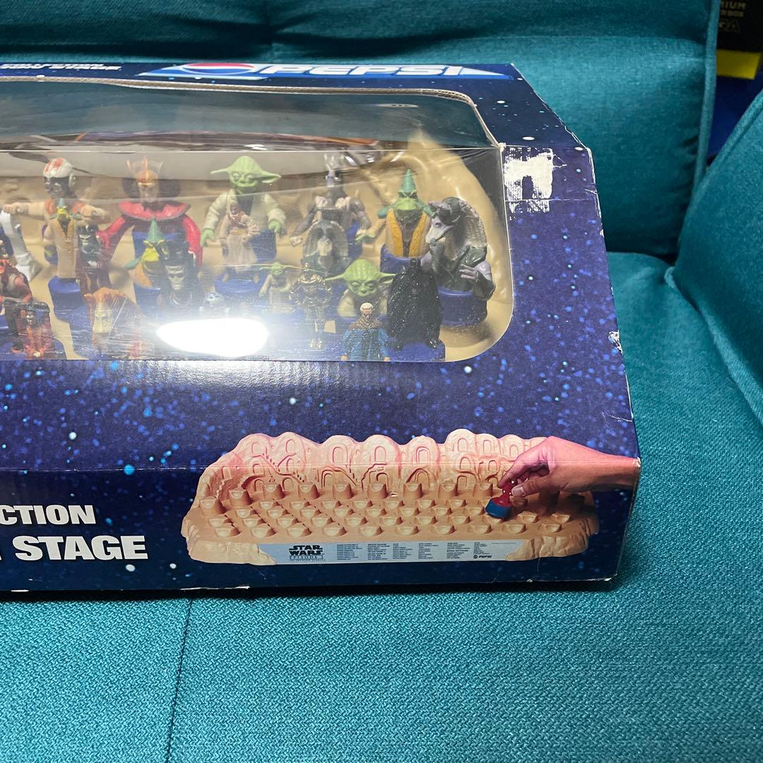 スターウォーズ エピソード1ボトルキャップ フルコンプ コレクションステージ付き