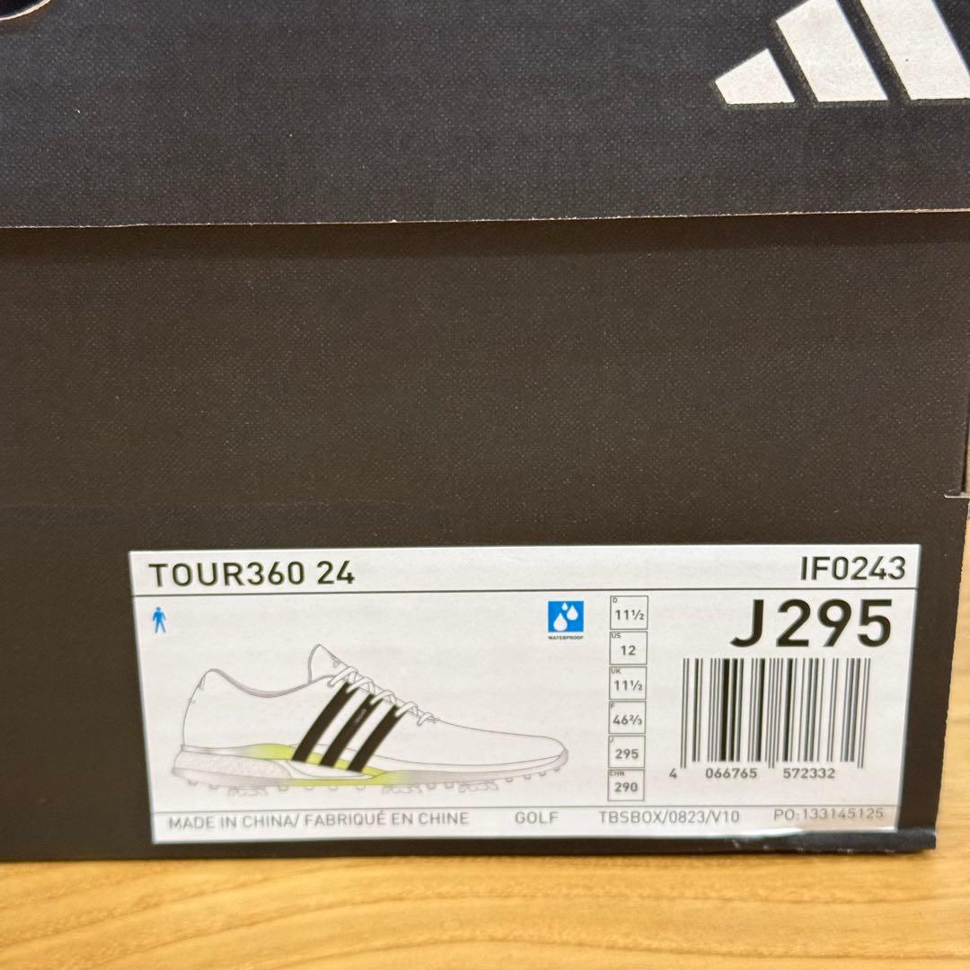 アディダス ツアー360 24 IF0243 ゴルフシューズ 29.5cm