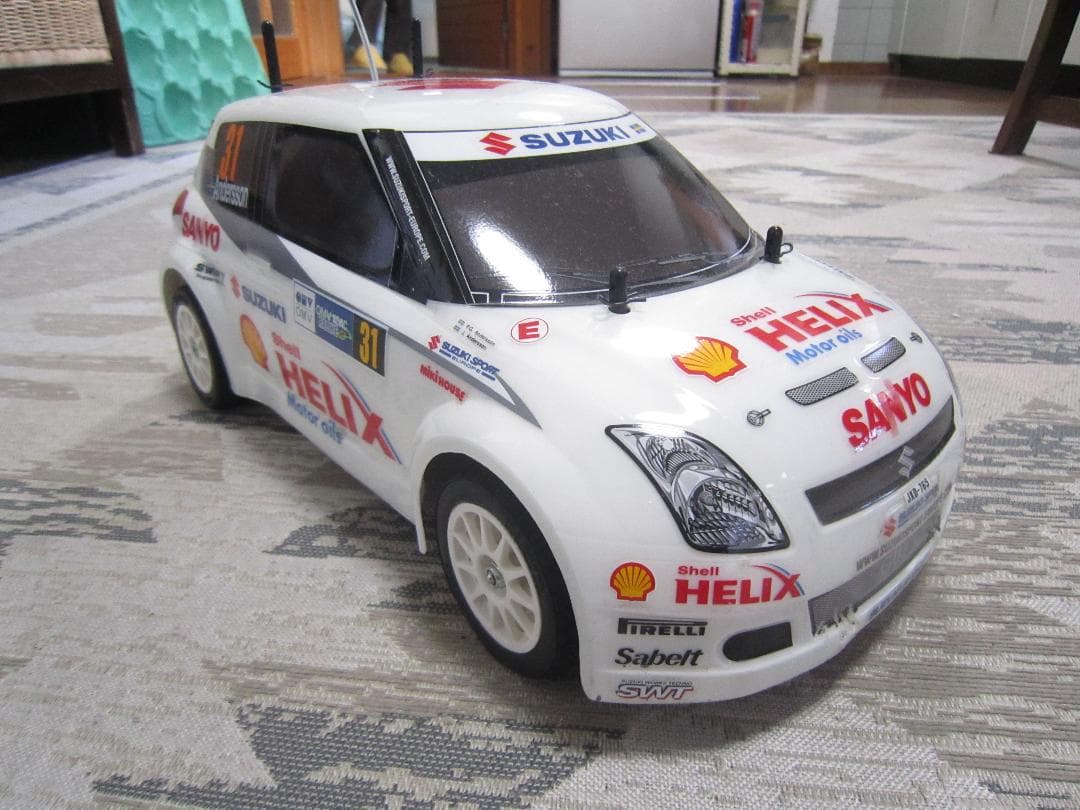 完動作品 1/10 タミヤ M-03M シャーシ 2.4Ghz スイフトJWRC