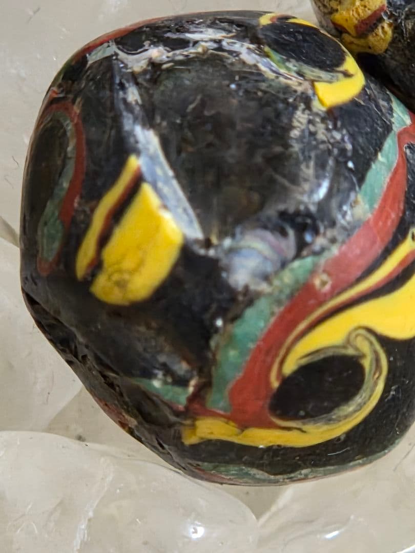 022　キングビーズ　割れ銀化あり　king beads　ビーズ5個セット