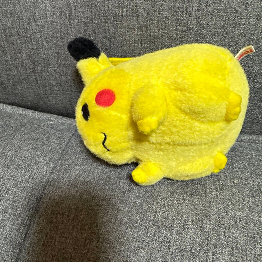希少♡レトロ　ピカチュウ　音が鳴るぬいぐるみ　赤タグ　笛　ポケモン　初期