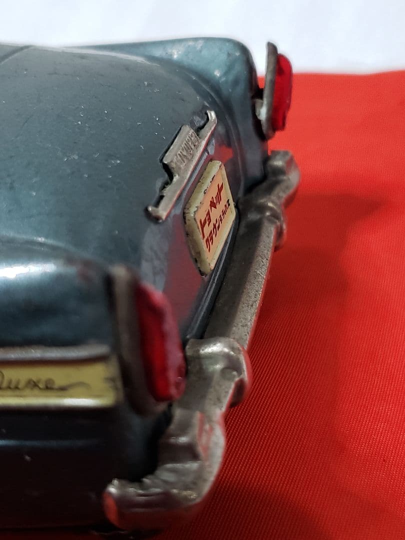 萬代屋　トヨペット クラウン デラックス 　青　ブリキ　箱無し