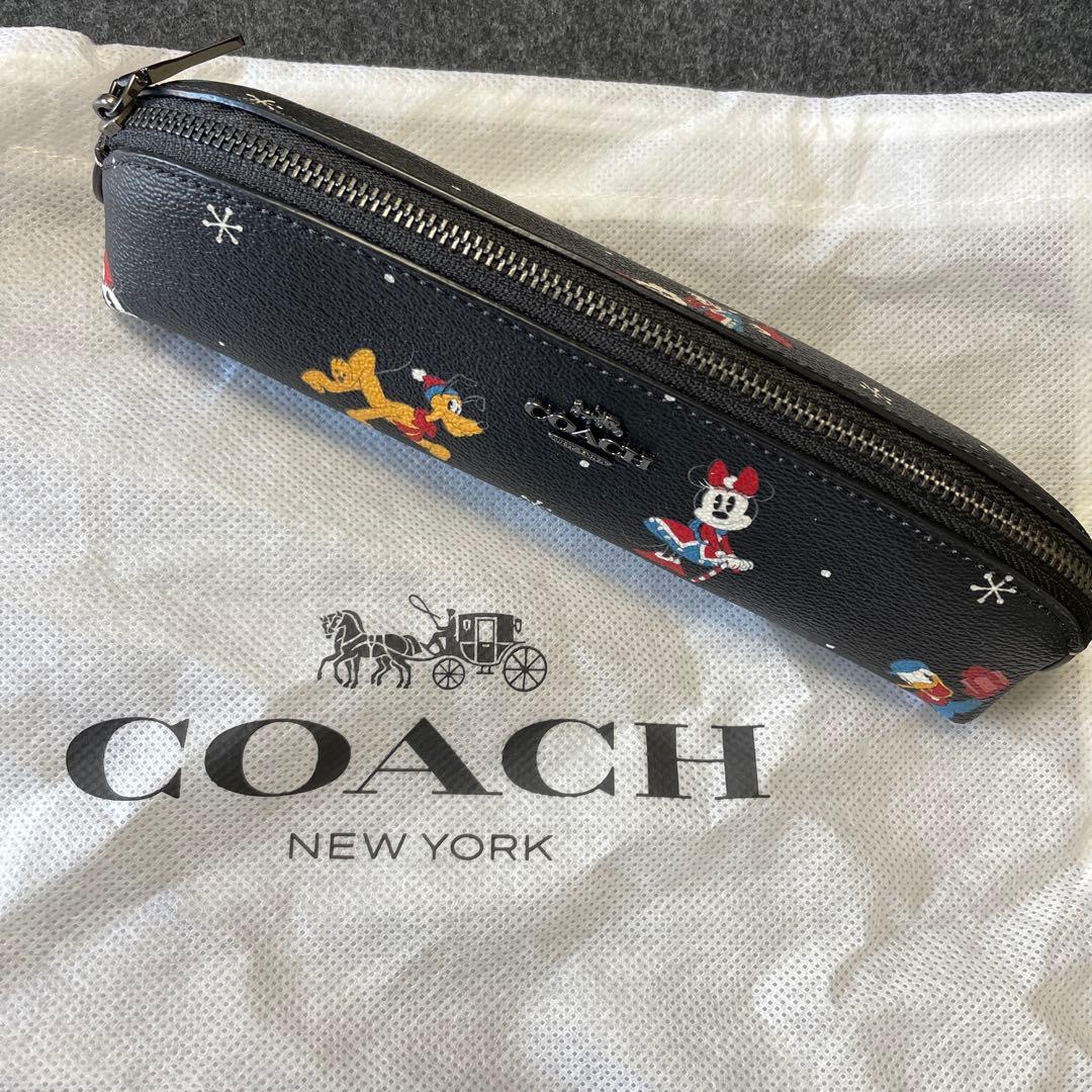新品　コーチ×ディズニー　ペンケース