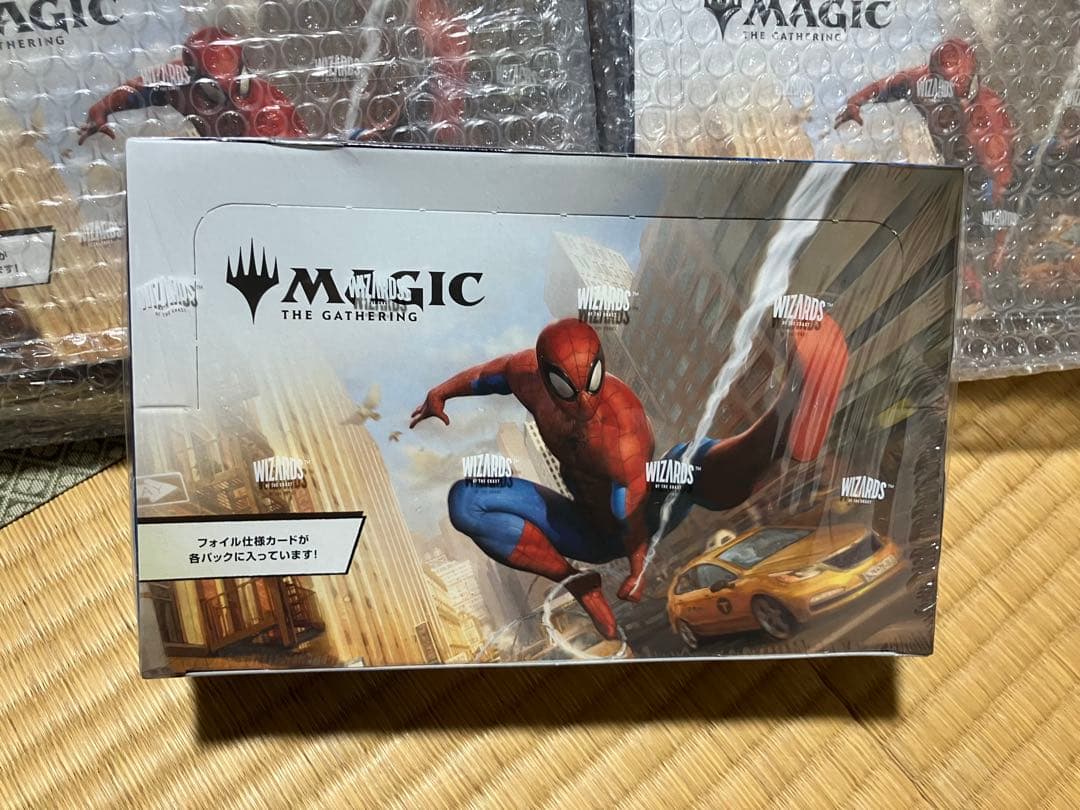 MTG スパイダーマン 日本語版 4boxセット　新品未開封シュリンク付き