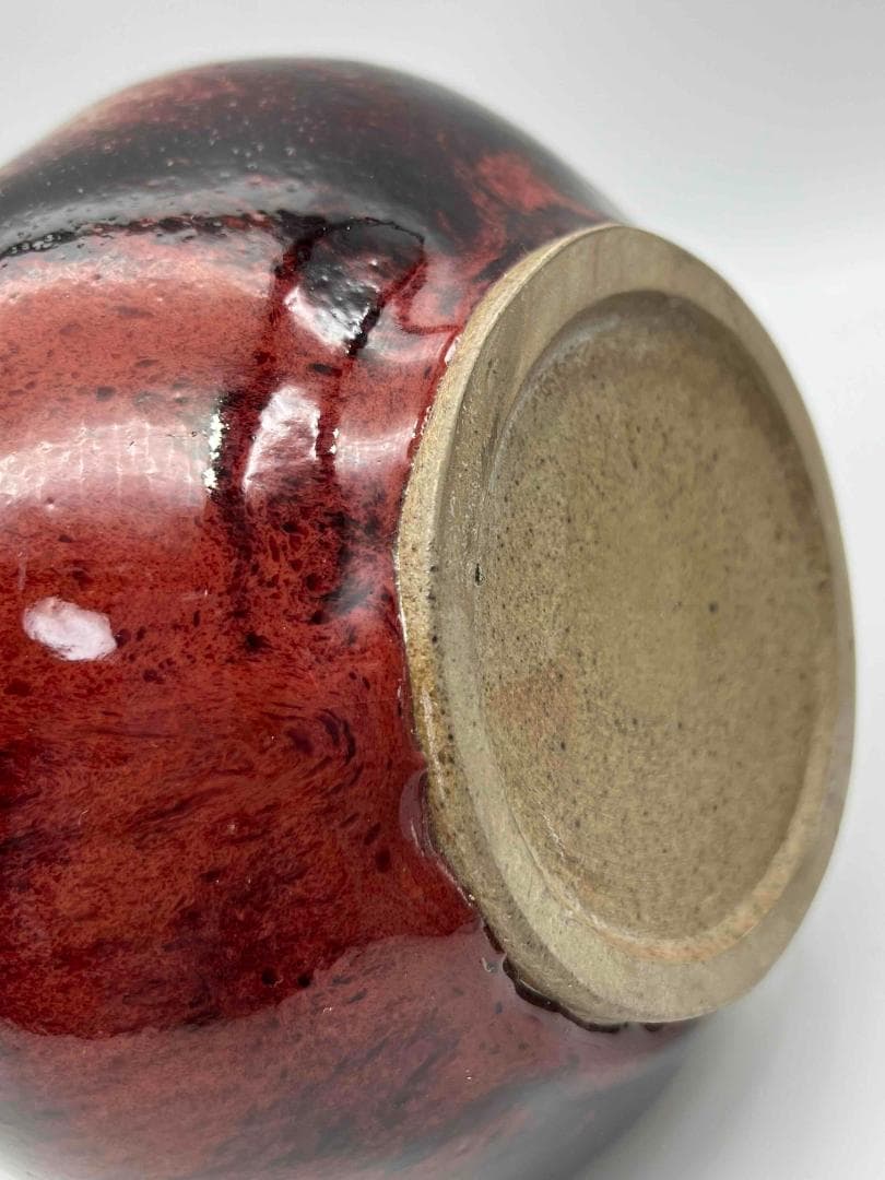 清時代　鈞窯　窯変釉　瓢箪瓶　唐物　古賞物　中国古美術　骨董品(B-96)