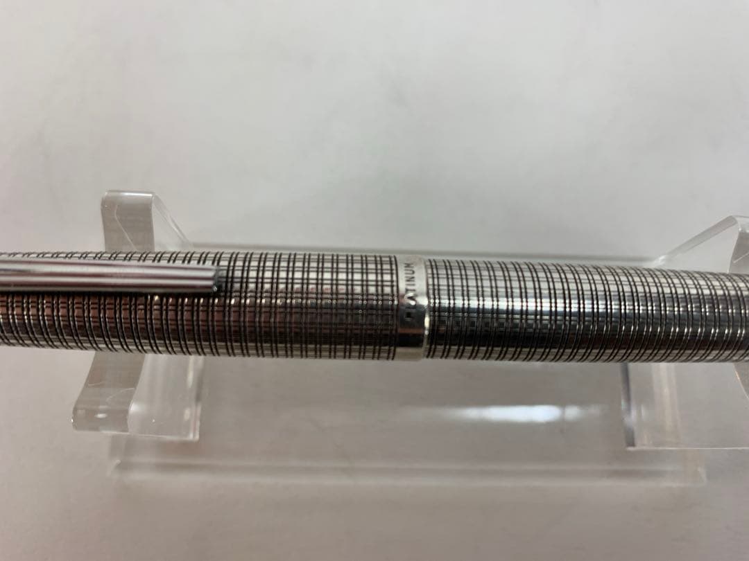 オーバーホール済 万年筆 PLATINUM プラチナ WG 18k