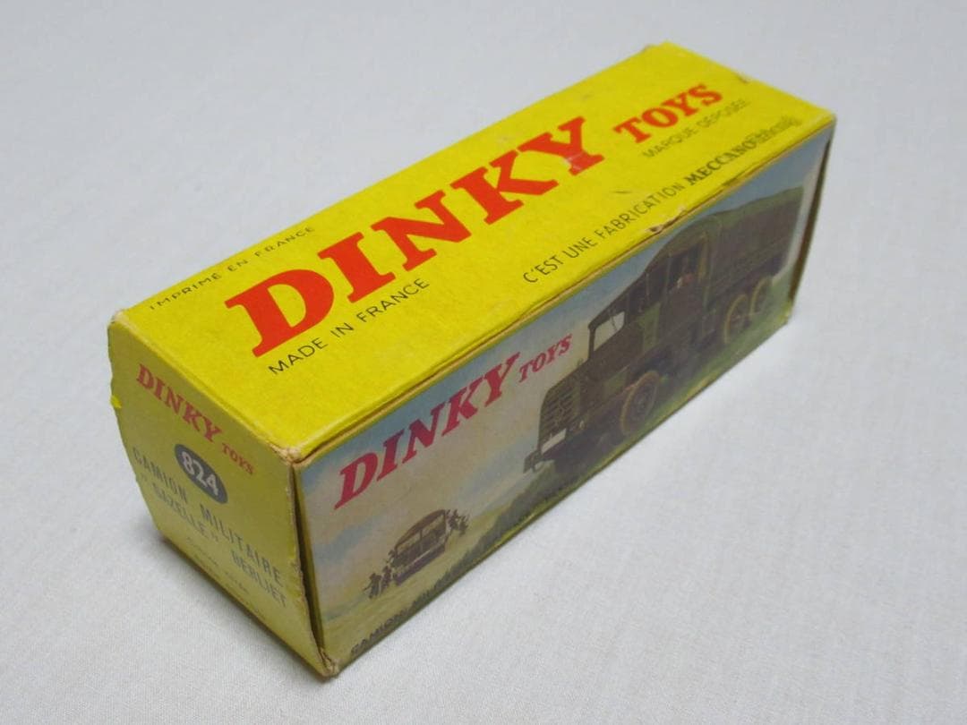 未使用 希少 1963年頃 フランス製◆ディンキー No.824 陸軍トラック