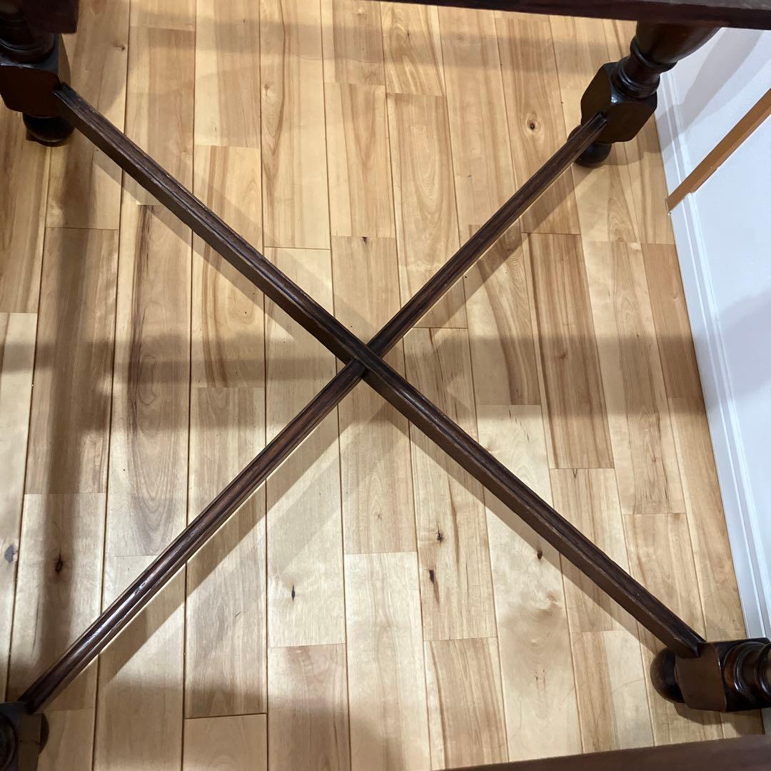 lG29！ ビンテージダイニングテーブル、ドローリーフテーブル伸長式