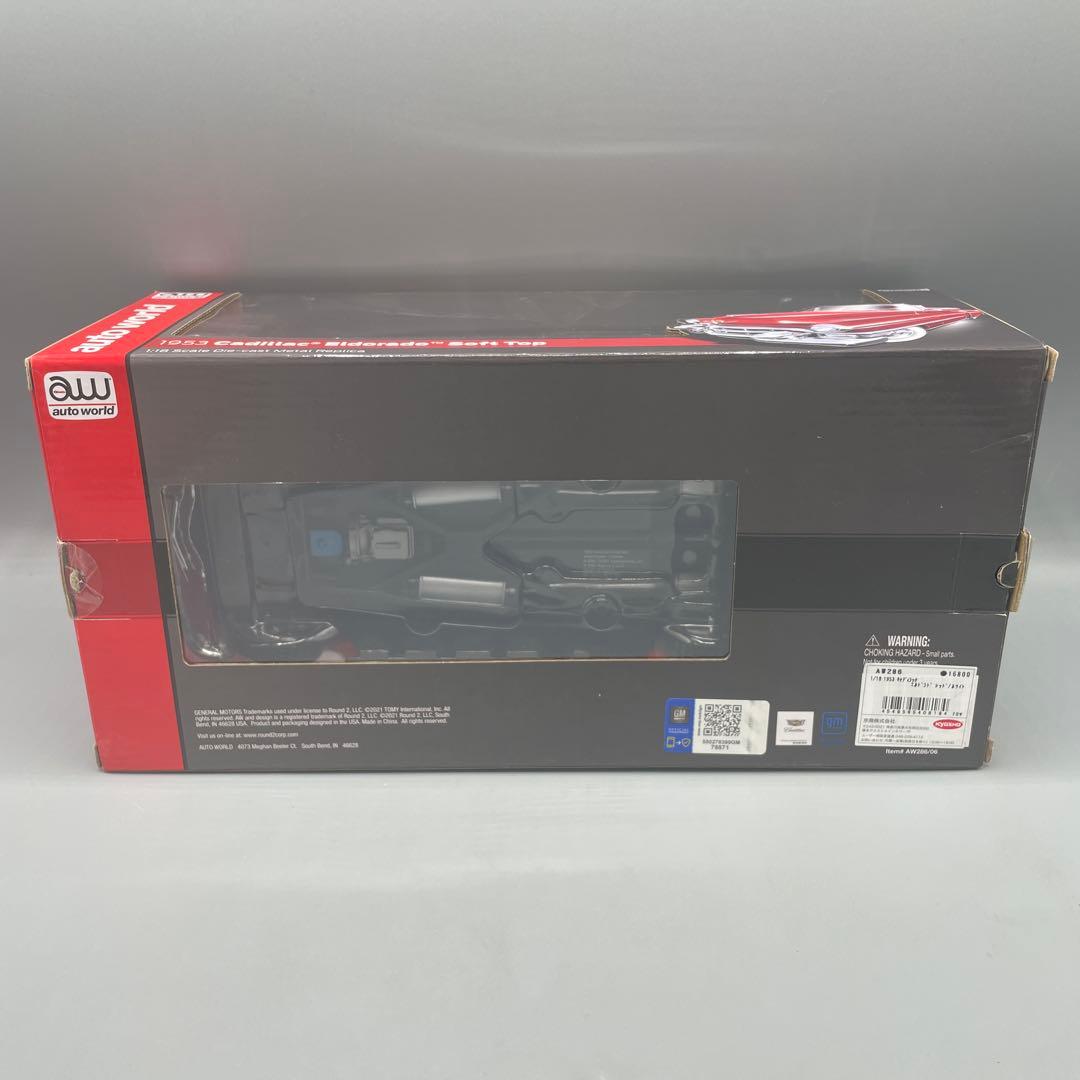 1/18 1953 キャデラック エルドラド レッド×ホワイト