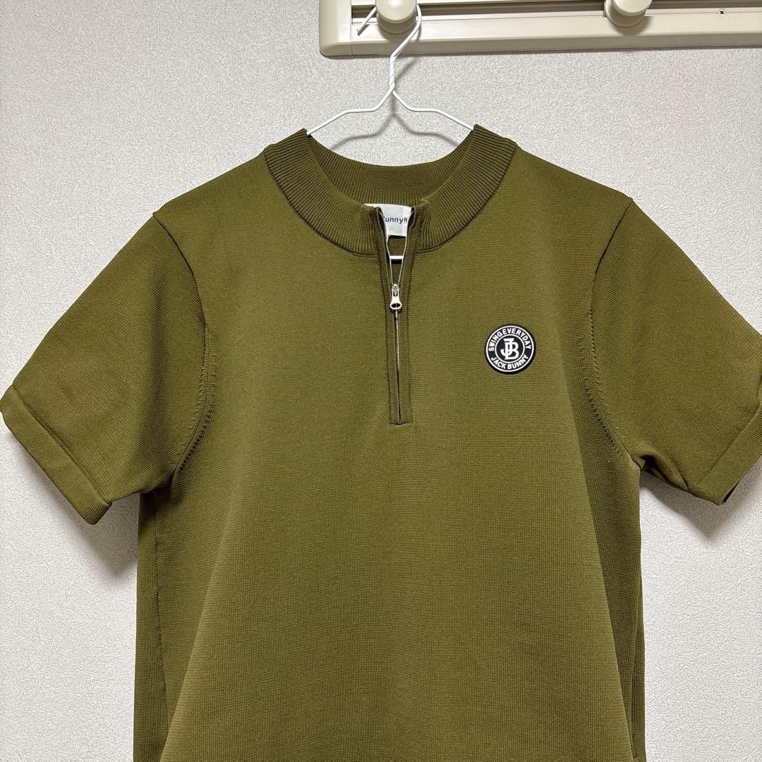 【未使用に近い】Jack Bunny!! ゴルフワンピース カーキ×イエロー