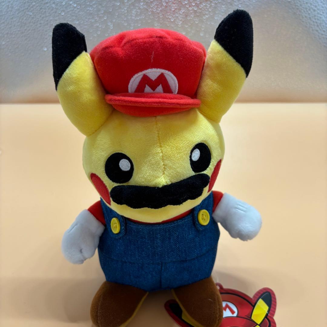 マリオピカチュウ ぬいぐるみ