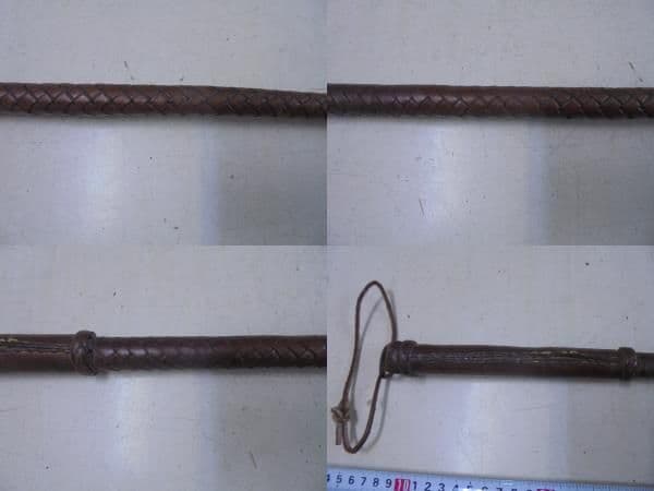 AKa6860　鞭？　むち？　武器？　詳細不明　全長　約７０ｃｍ