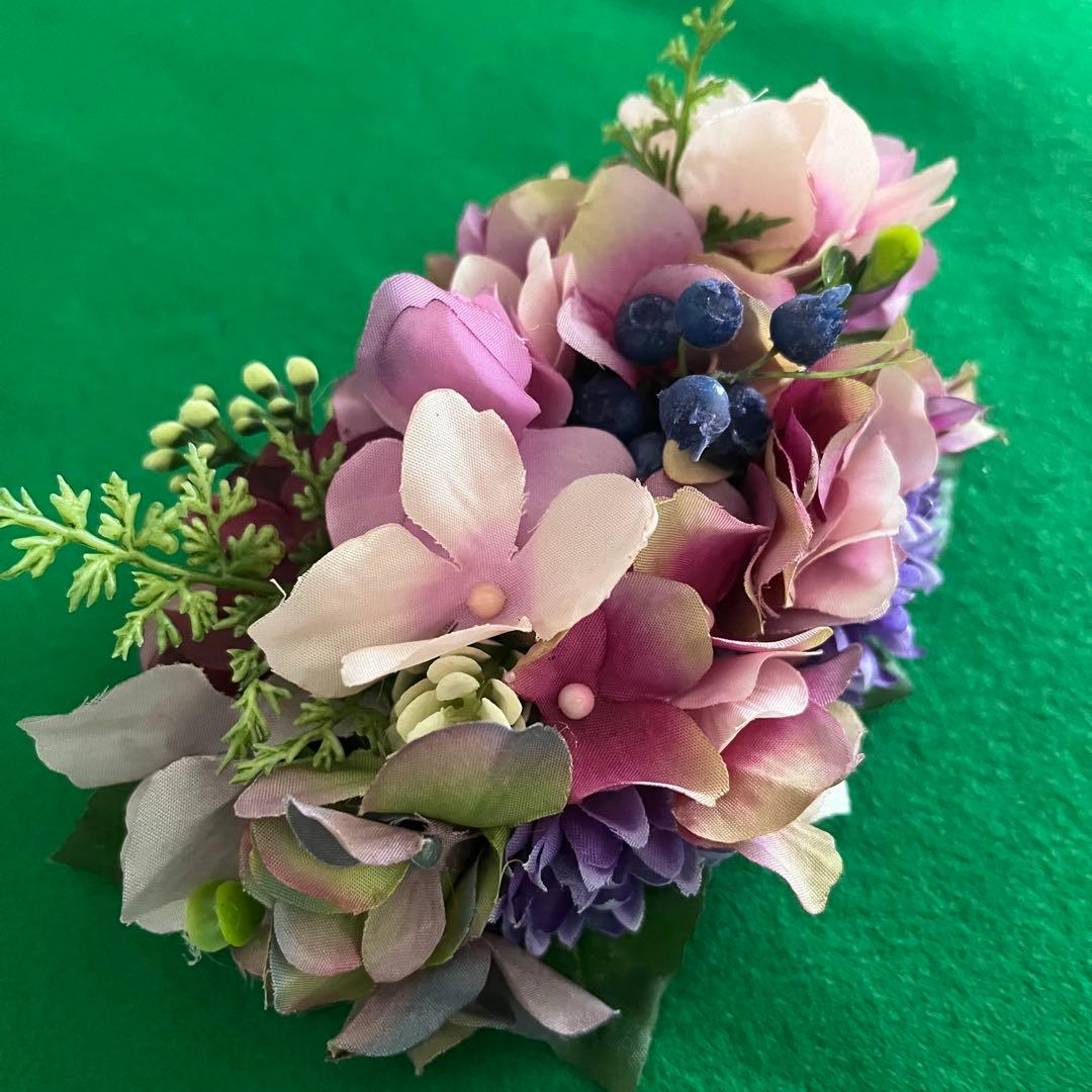 ❤️ 限定1点❤️スパイダーリリーとワイルドローズと木の実のピンクのレイ