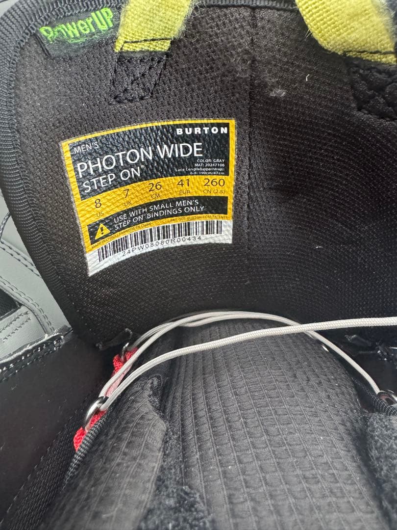 Burton Step On photon Wide 26cm フォトン ワイド