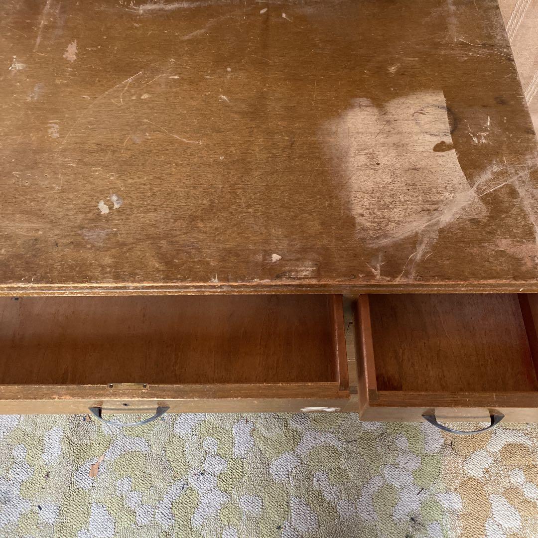 アンティーク　レトロ 片袖机