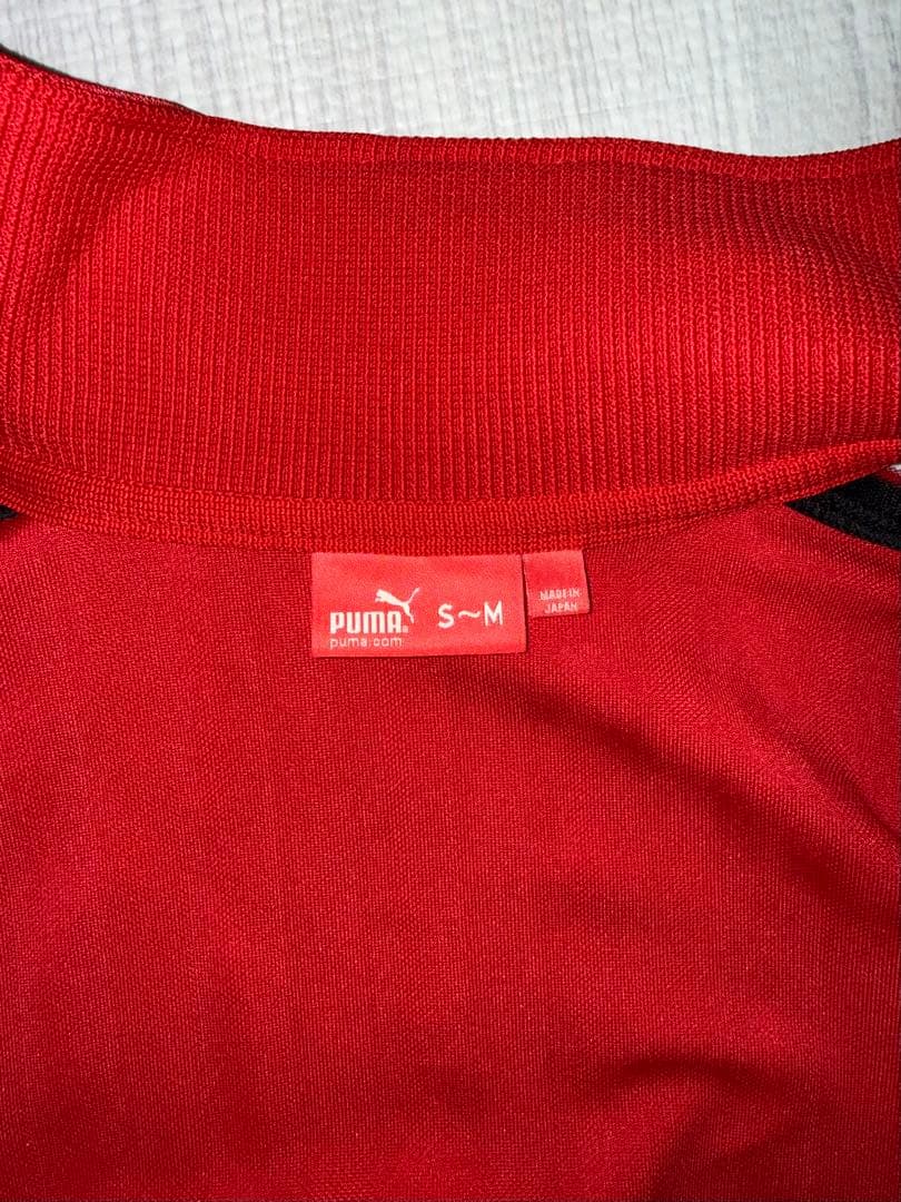 【新品未使用】PUMA プーマ M ジャージ上下セット 赤 タグ付き 送料無料