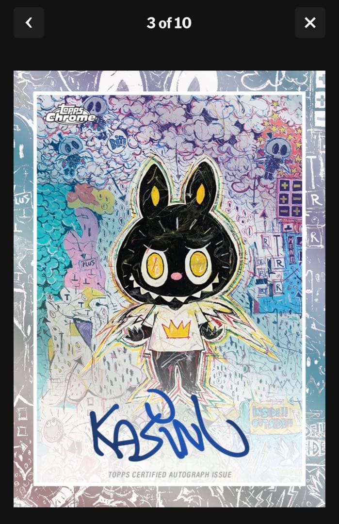 ［Topps Chrome］ Labubu THE MONSTERS 10TH