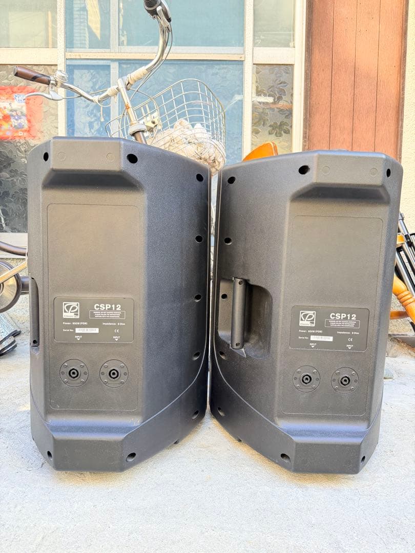 CSP12 ステージメインスピーカー 2台セット、良い品。動作確認済み。