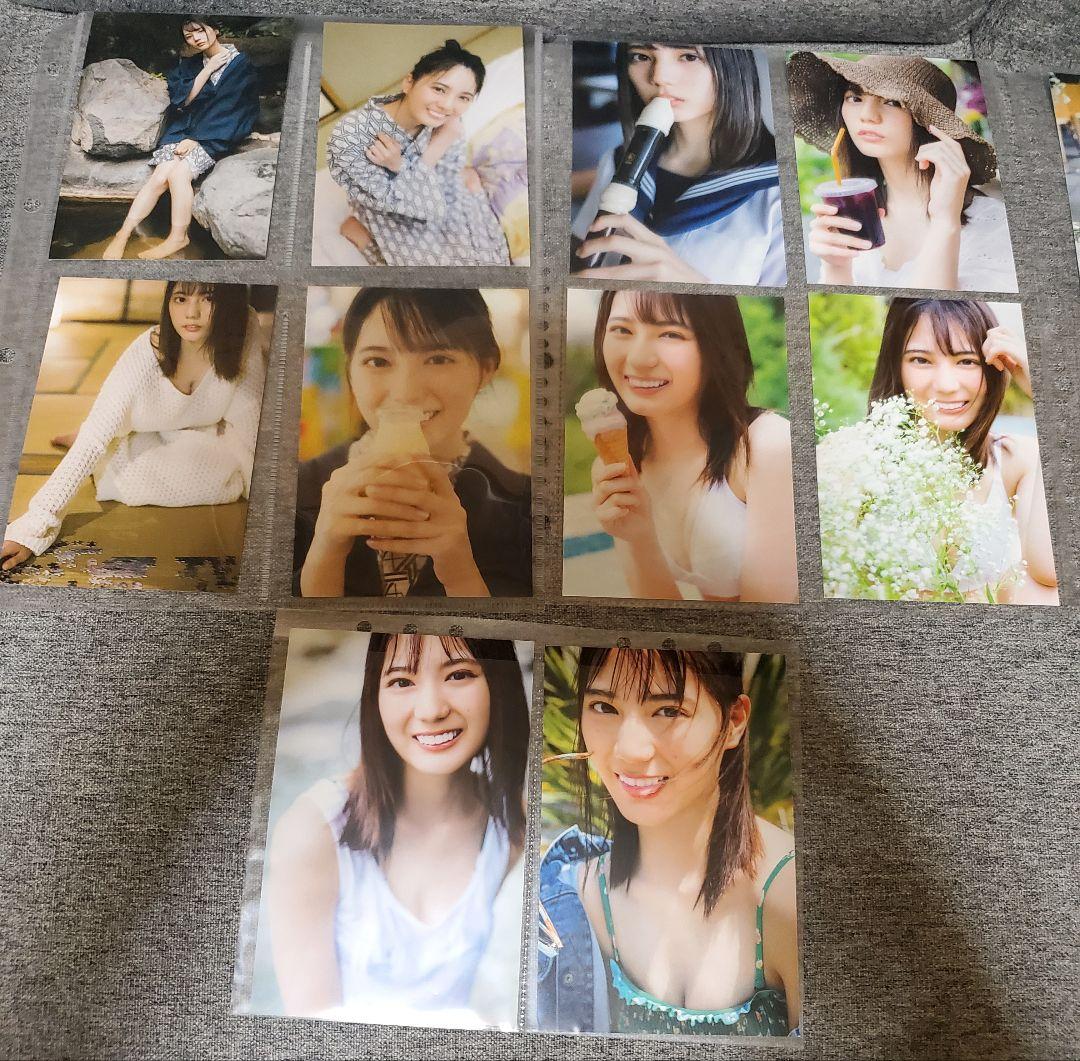 小坂菜緒　写真集ポストカード14枚コンプ+SEVENTEENA4両面フォトカード