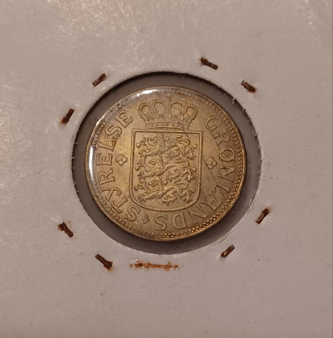 今話題中の国『グリーンランド』シロクマさんの硬貨 1926年(100年前)