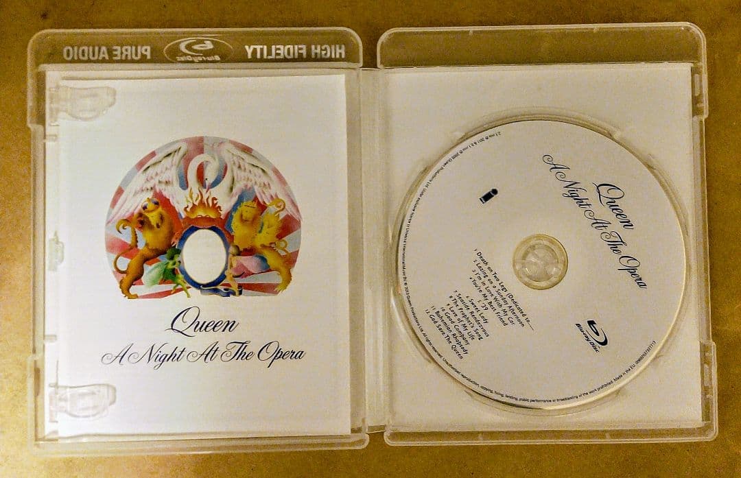 洋楽 Queen A Night At The Opera 5.1 Blu-ray